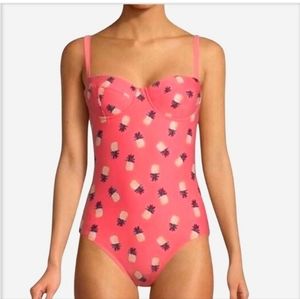 NwT Kate Spade Barbie Pineapple swimsuit